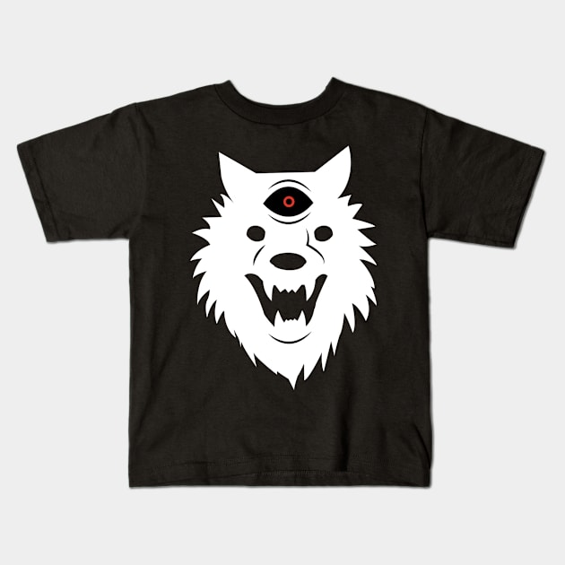 Red Drei Kids T-Shirt by dotta18